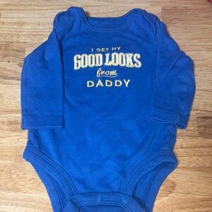 Blue Baby Boy Onesie by Carter’s (3 Months)